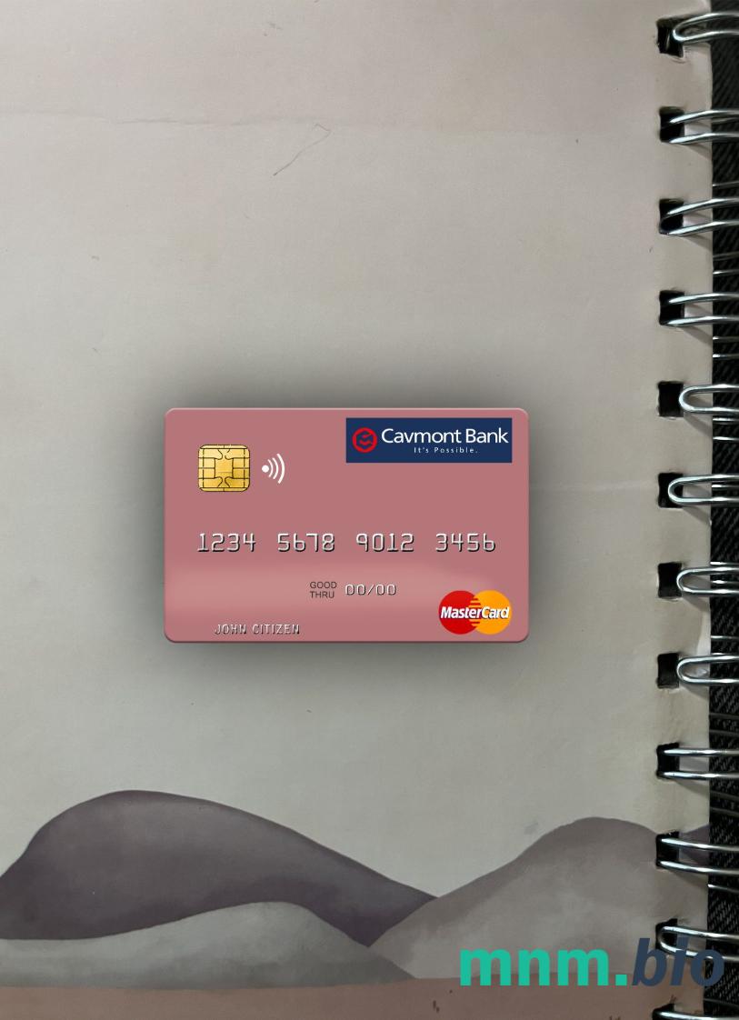 Zambia Cavmont bank wygląd zdjęcia mastercard skan PSD + zdjęcie